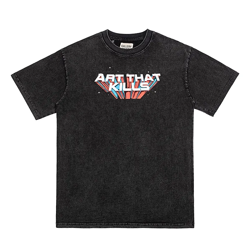 GALLERY. DEPT new short-sleeved T-shirt Style number: D2282P110 Color: Black Size: S M L XL